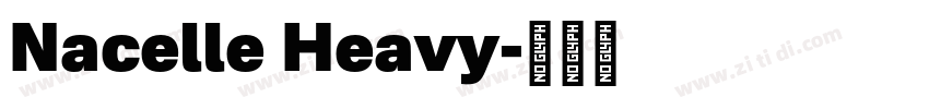 Nacelle Heavy字体转换